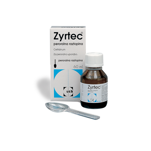 Zyrtec 1 mg/ml, peroralna raztopina